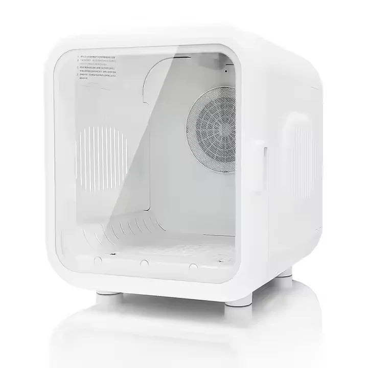 KFX-612435 Smart Quiet Pet Grooming Hair Dryer with Eco-Friendly ABS Drying Box for Small Animals, Dogs & Cats