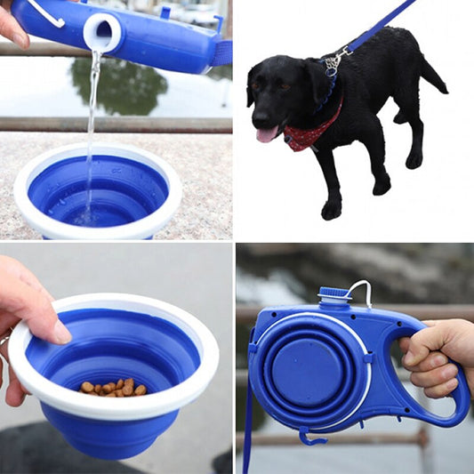 KFX-6134461 Adjustable Dog Leash in Multiple Colors with Comfort Grip and Compact Design