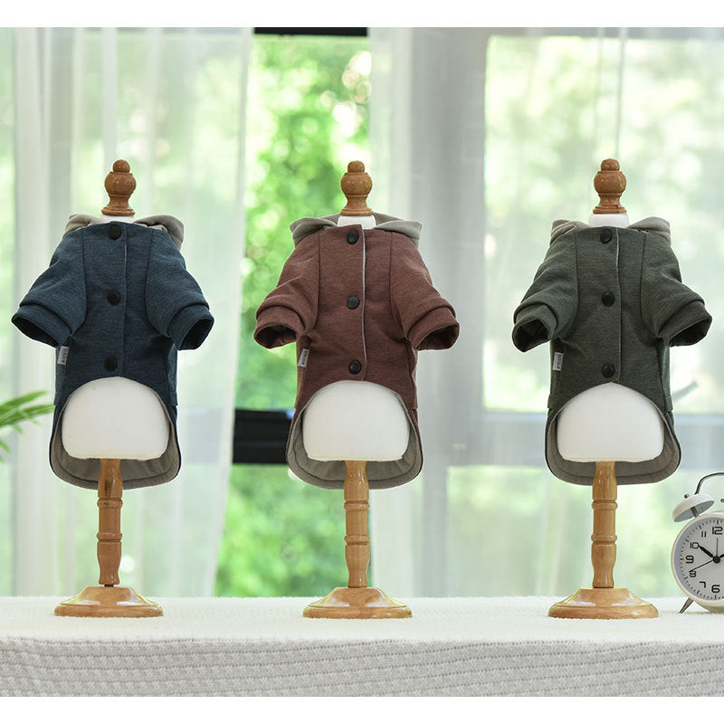 KFX-6134973 Casual Dog Leg Clothing for Autumn and Winter in Chestnut Red and Army Green