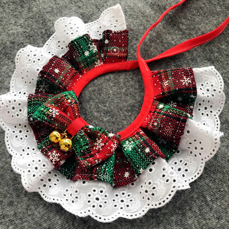KFX-6135997 Pet Holiday Bow Tie Bib and Scarf Collection in Various Patterns and Sizes