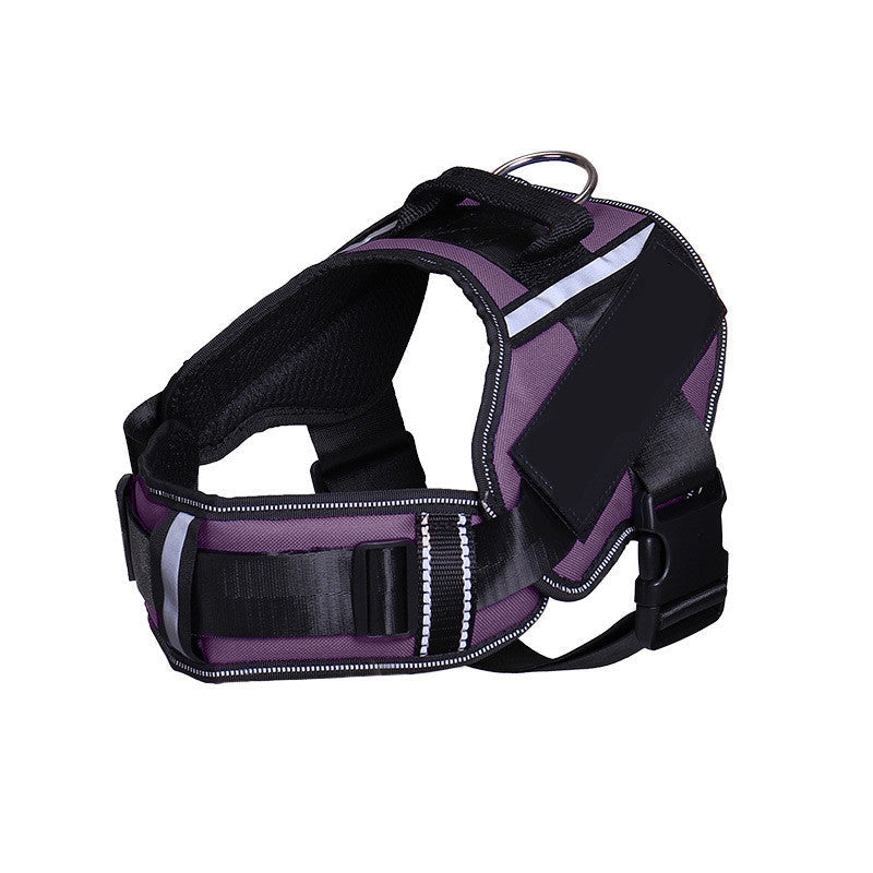 KFX-6140221 Reflective Nylon Dog Leash with Chest Harness Customization Options