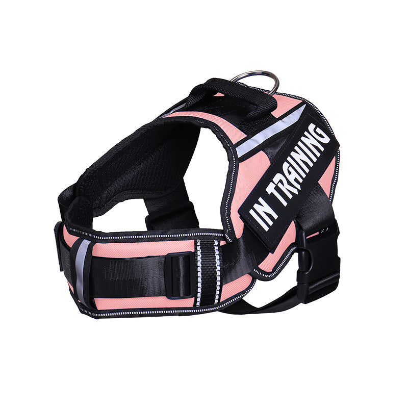 KFX-6140221 Reflective Nylon Dog Leash with Chest Harness Customization Options