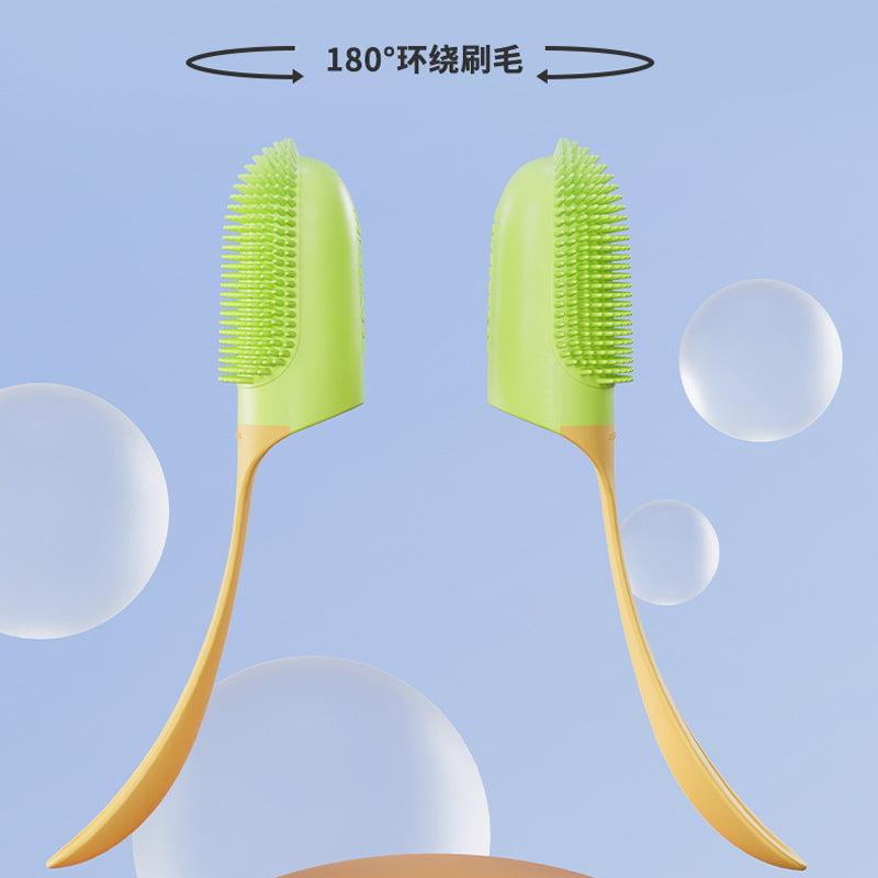 KFX-6141629 Silicone Finger Toothbrush for Dogs and Cats - Safe and Effective Oral Care Tool for Pets