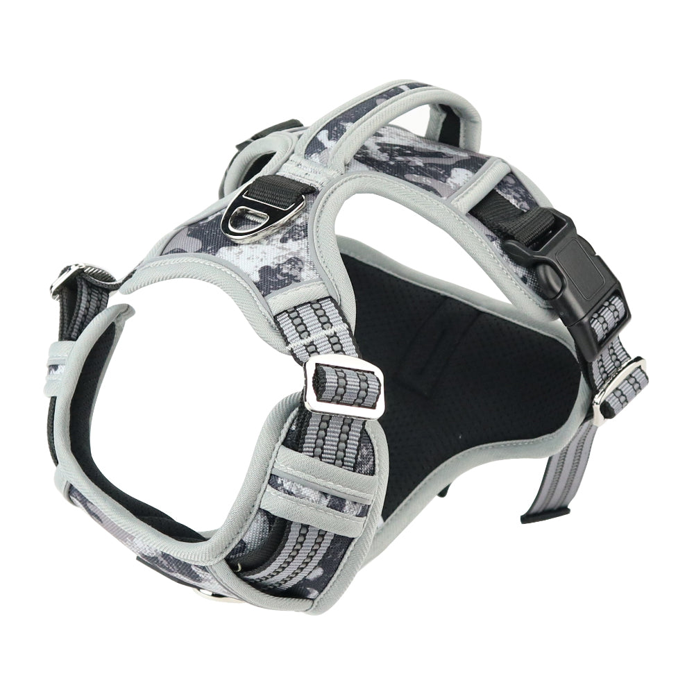 KFX-6143421 Durable Oxford Cloth Dog Chest Strap with Vertical Handle and Reflective Edges