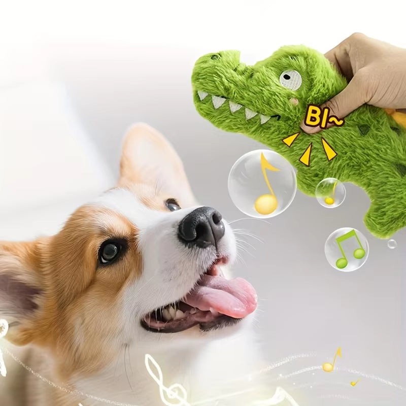 KFX-6143805 Durable Plush Squeaky Toy for Dogs - Engaging Stuffed Enrichment for Indoor & Outdoor Play