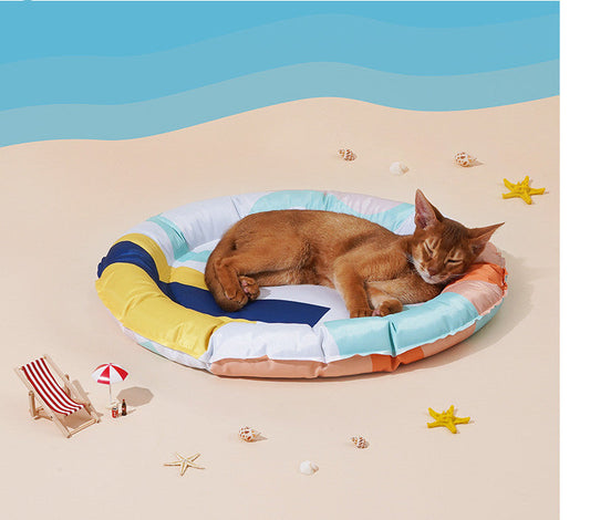 KFX-6144189 Cooling Pet Mat - Terrazzo & Abstract Geometry Designs in Multiple Sizes