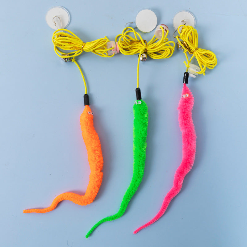 KFX-6144957 Hanging Door Cat Teaser Toy with Various Playful Designs