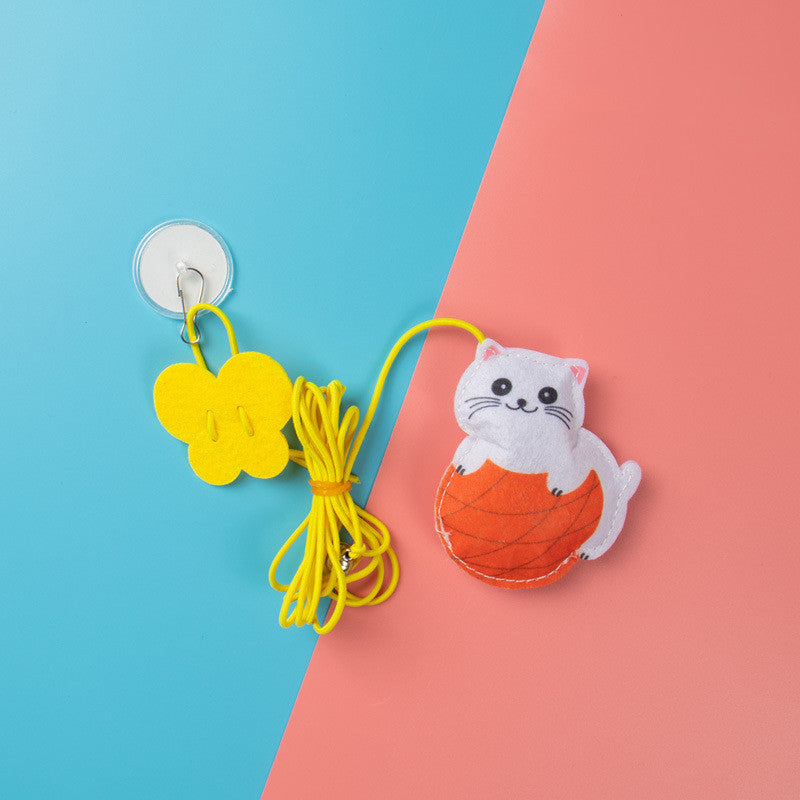 KFX-6144957 Hanging Door Cat Teaser Toy with Various Playful Designs