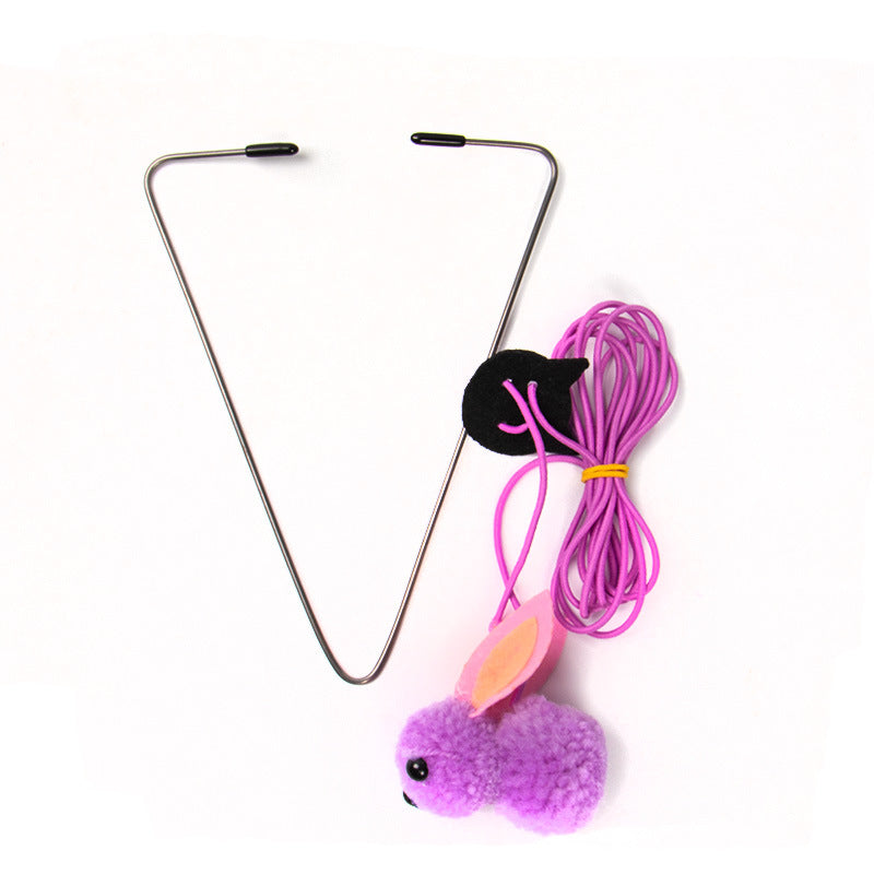KFX-6144957 Hanging Door Cat Teaser Toy with Various Playful Designs