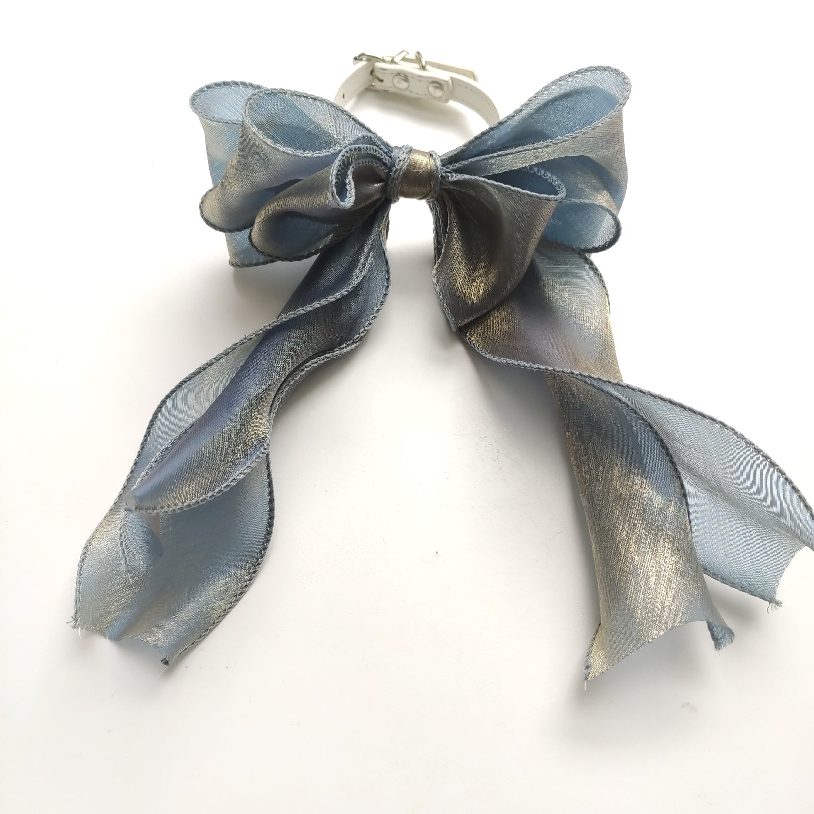 KFX-6146109 Adjustable Cat and Dog Bow Tie Collar Bib with Fantasy Colors and Patterns