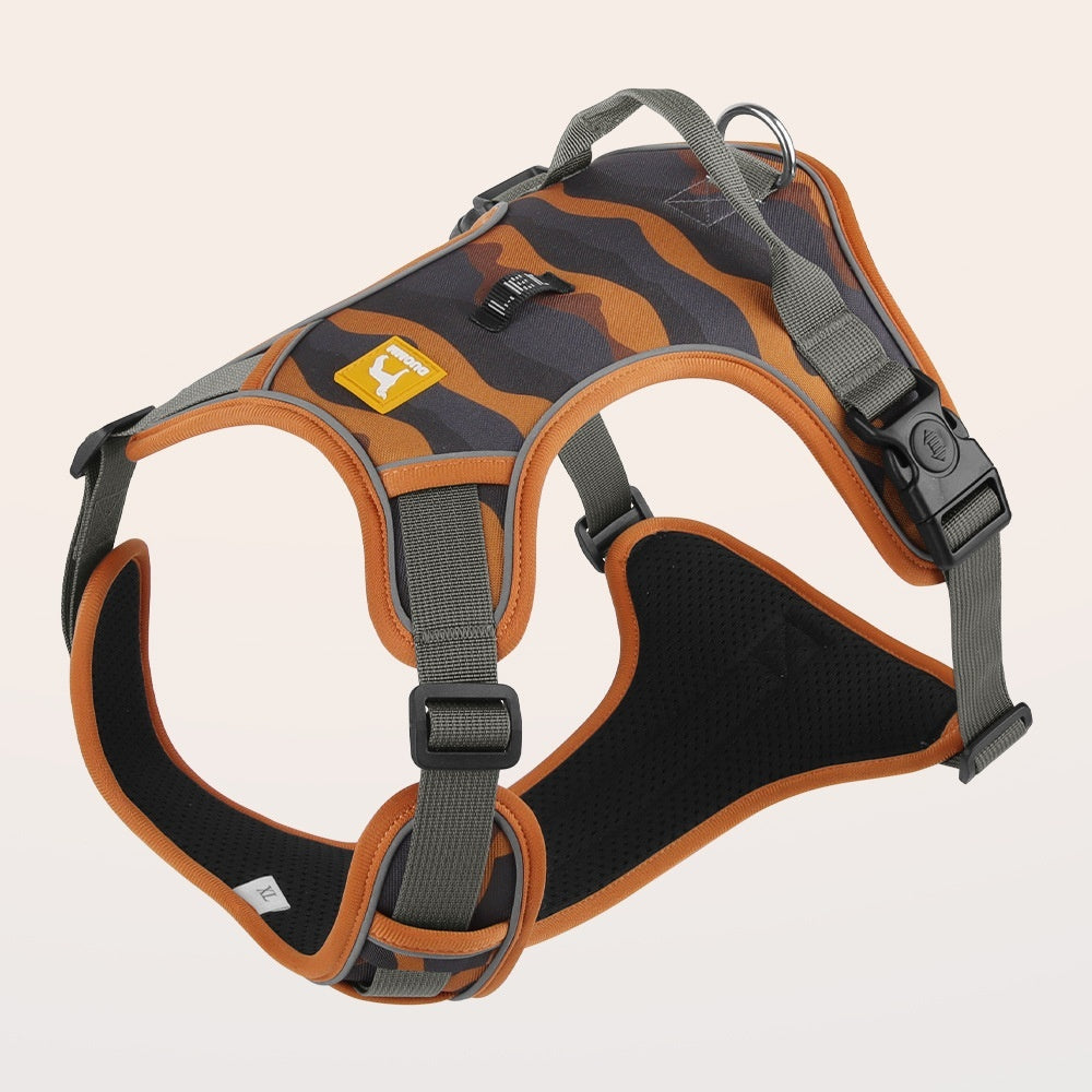 KFX-6149181 Reflective Commuter Dog Harness with Chest and Back Rope - Multiple Colors Available