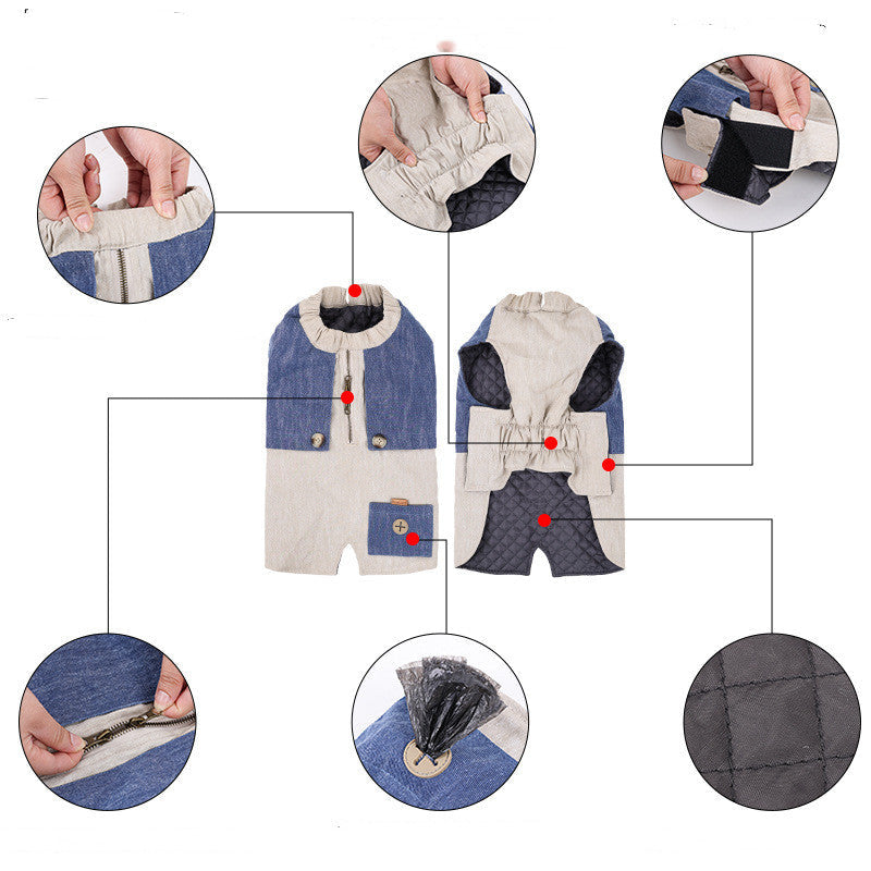 KFX-6152253 Classic Polyester Pocket Vest for Winter in Beige, Beige Blue, and Grey