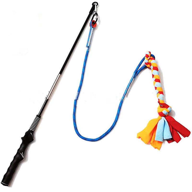 KFX-6155325 Interactive Cotton Rope Toy for Dogs - Knot Training and Playtime Companion