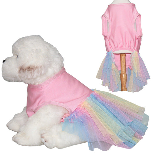 KFX-6156221 Colorful and Comfortable Pet Gauze Skirt for Dogs in Various Sizes