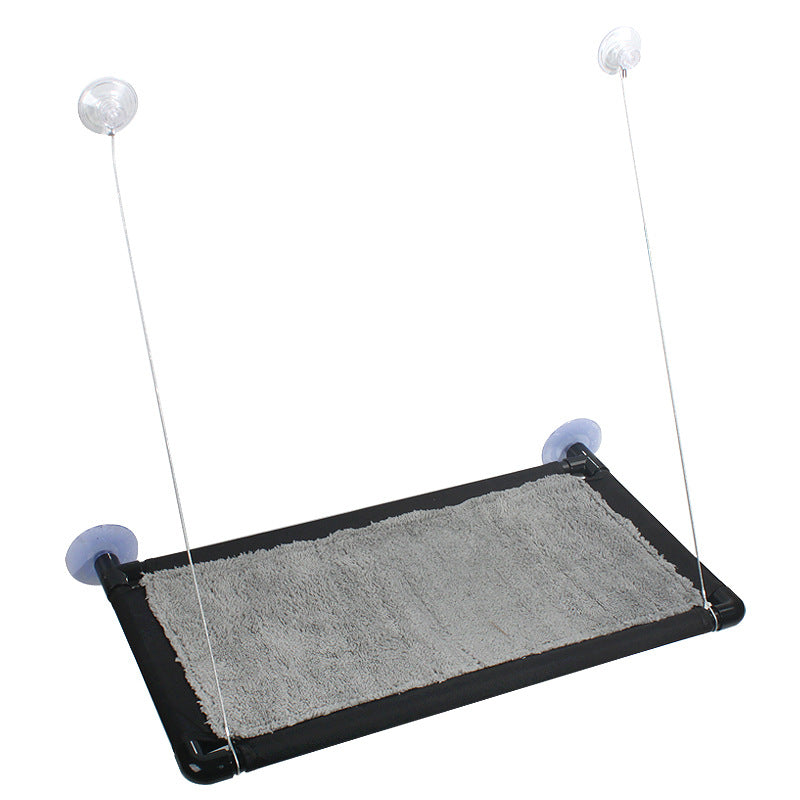 KFX-6157245 Suction Cup Cat Window Hammock in PVC Mesh, Flannel, and Sandwich Cloth Styles