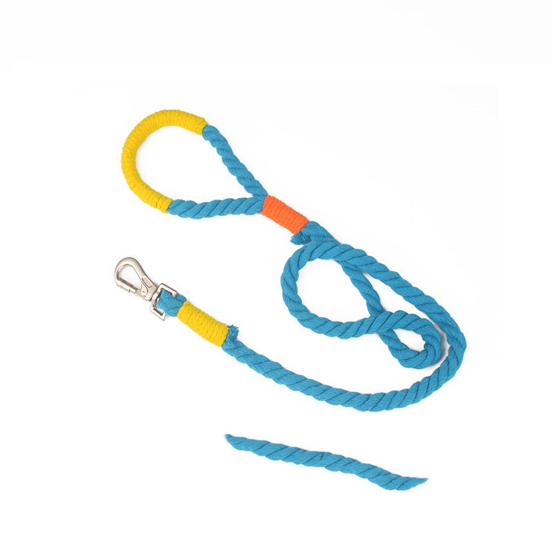 KFX-6157629 Colorful Adjustable Collar and Leash Set with Free Bell for Dogs