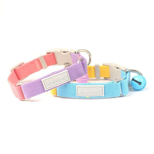 KFX-6157629 Colorful Adjustable Collar and Leash Set with Free Bell for Dogs