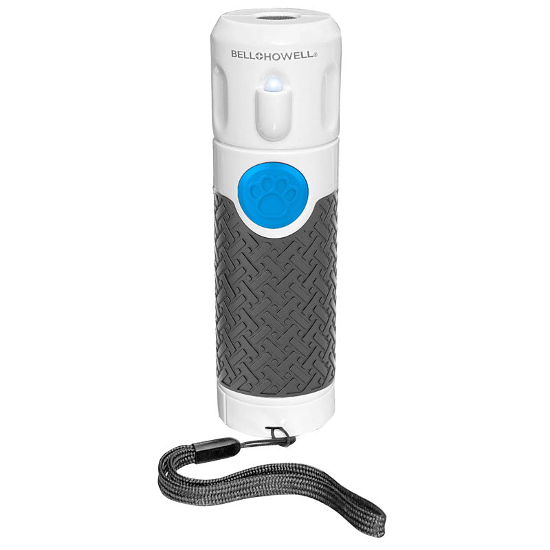 KFX-6158909 Ultrasonic Handheld Dog Trainer for Bark Control, White, ABS Material