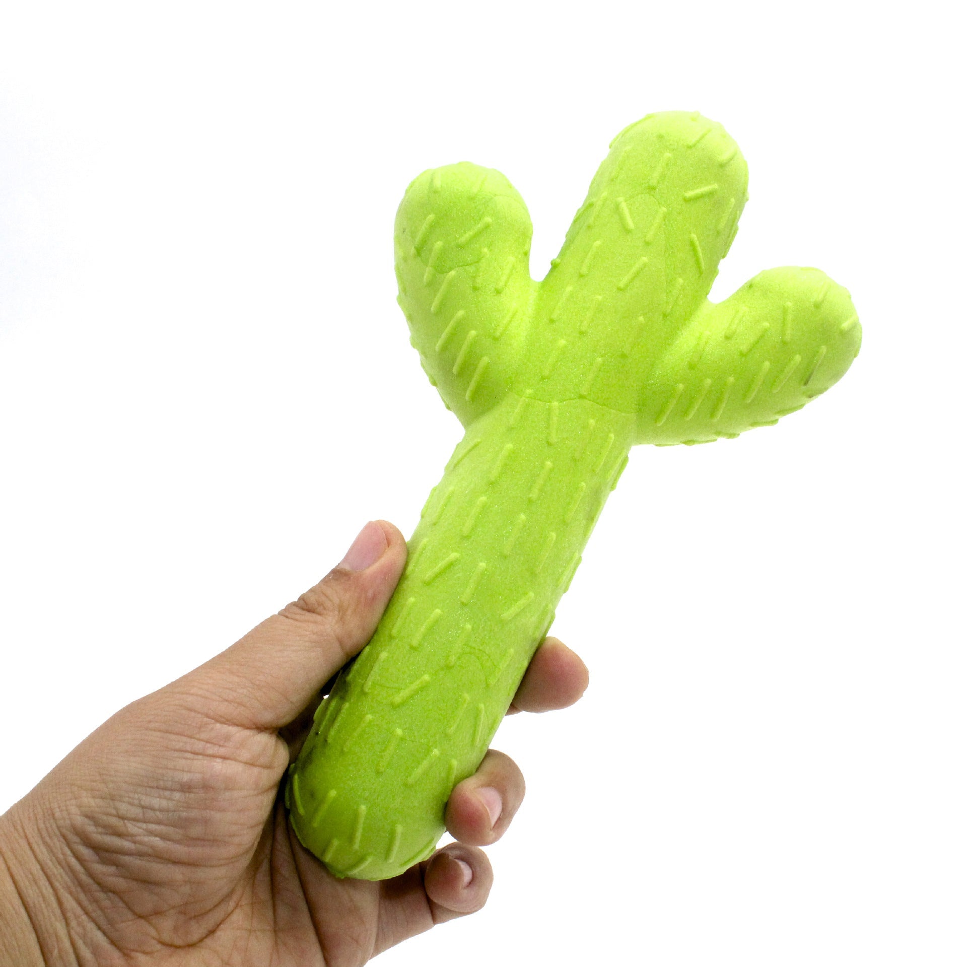 KFX-6160445 TPR Foam Pet Toy for Teeth Cleaning - Christmas Tree, Leaky Pumpkin Ball, Penguin, Cactus, Crocodile