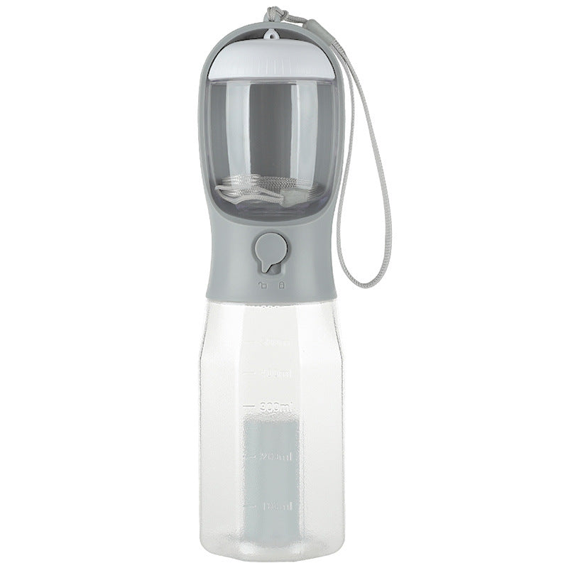 KFX-6161469 Three-in-One Portable Pet Water Cup with Garbage Bag - 600ML High-Temperature Resistant