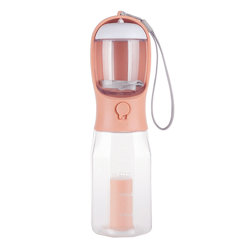 KFX-6161469 Three-in-One Portable Pet Water Cup with Garbage Bag - 600ML High-Temperature Resistant