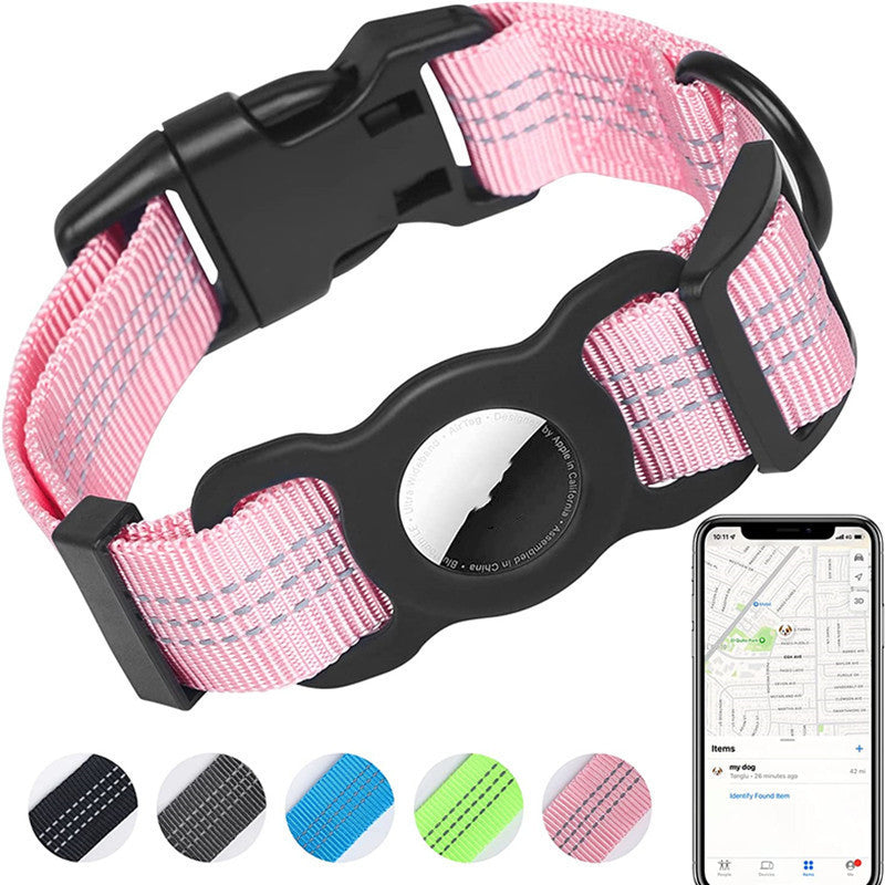 KFX-6163389 Reflective Nylon Cat Collar with Protective Cover in Stripes - M & L Sizes Available