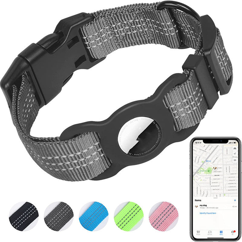 KFX-6163389 Reflective Nylon Cat Collar with Protective Cover in Stripes - M & L Sizes Available