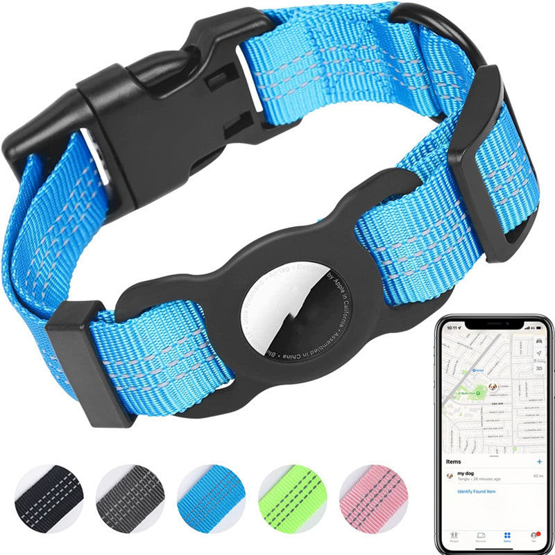 KFX-6163389 Reflective Nylon Cat Collar with Protective Cover in Stripes - M & L Sizes Available