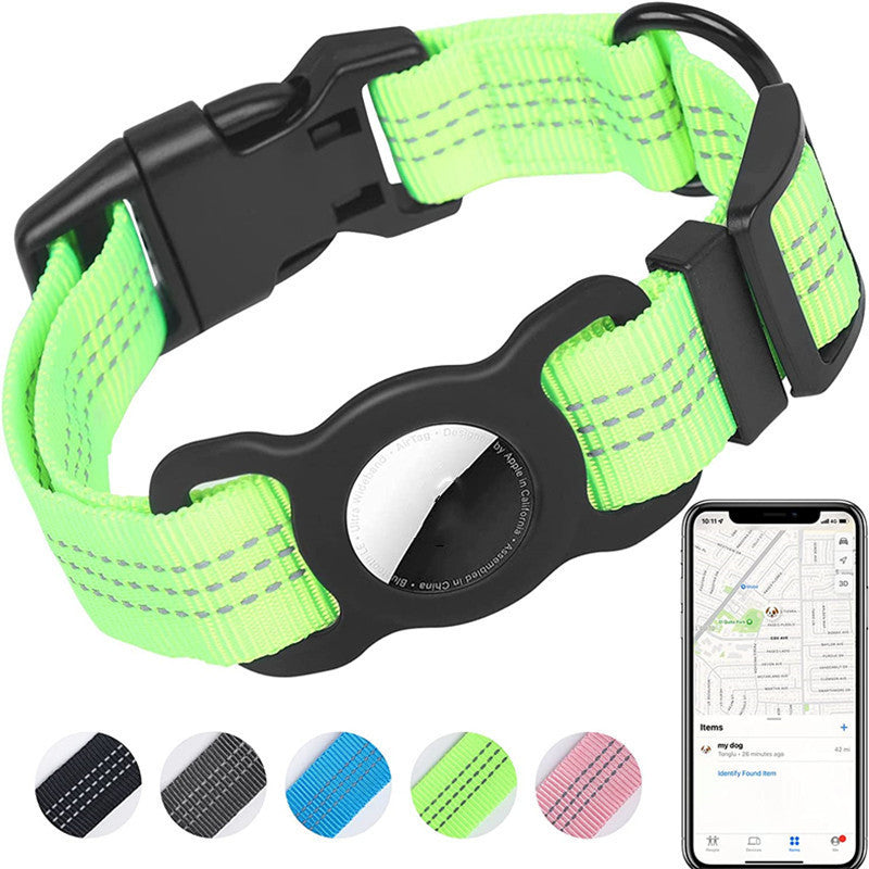 KFX-6163389 Reflective Nylon Cat Collar with Protective Cover in Stripes - M & L Sizes Available