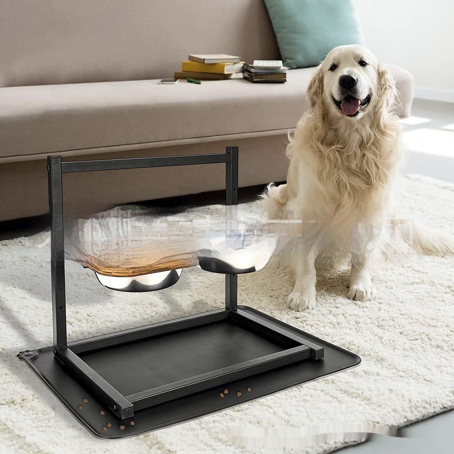 KFX-6167357 Elevate Feeding Time with Stylish 5-Inch, 9-Inch, and 13-Inch Black Dog Food and Water Bowls Set