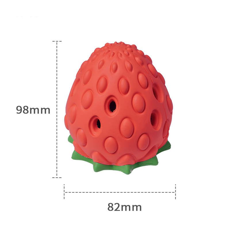 KFX-6169789 Soft Rubber Dog Tooth Cleaning Toy Ball - Bite Resistant and Safe for All Dog Breeds