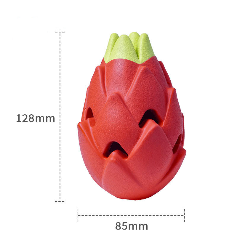 KFX-6169789 Soft Rubber Dog Tooth Cleaning Toy Ball - Bite Resistant and Safe for All Dog Breeds