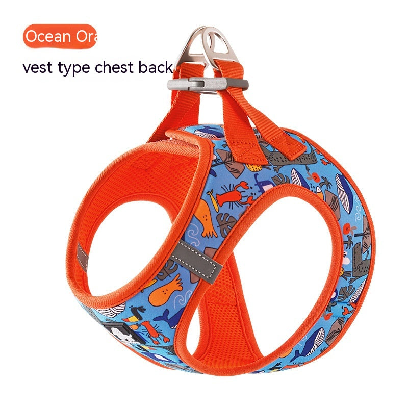 KFX-6170429 Small Dog Vest in Various Colors and Patterns - Comfortable Polyester Design