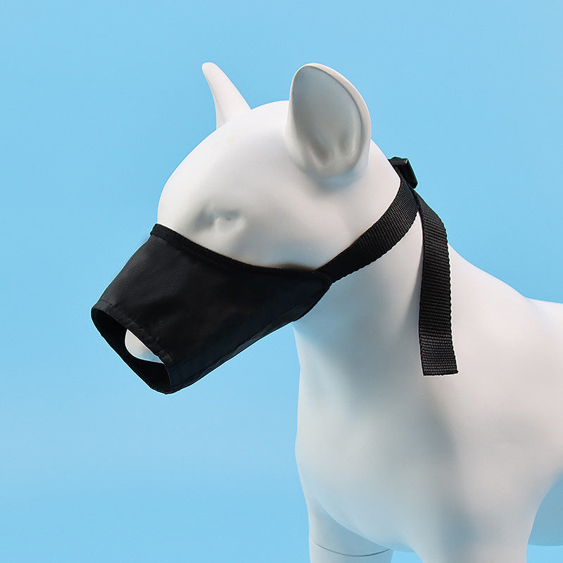 KFX-6170813 Adjustable Anti-Bite & Anti-Barking Dog Mouth Cover - Oxford Cloth for Medium and Large Dogs