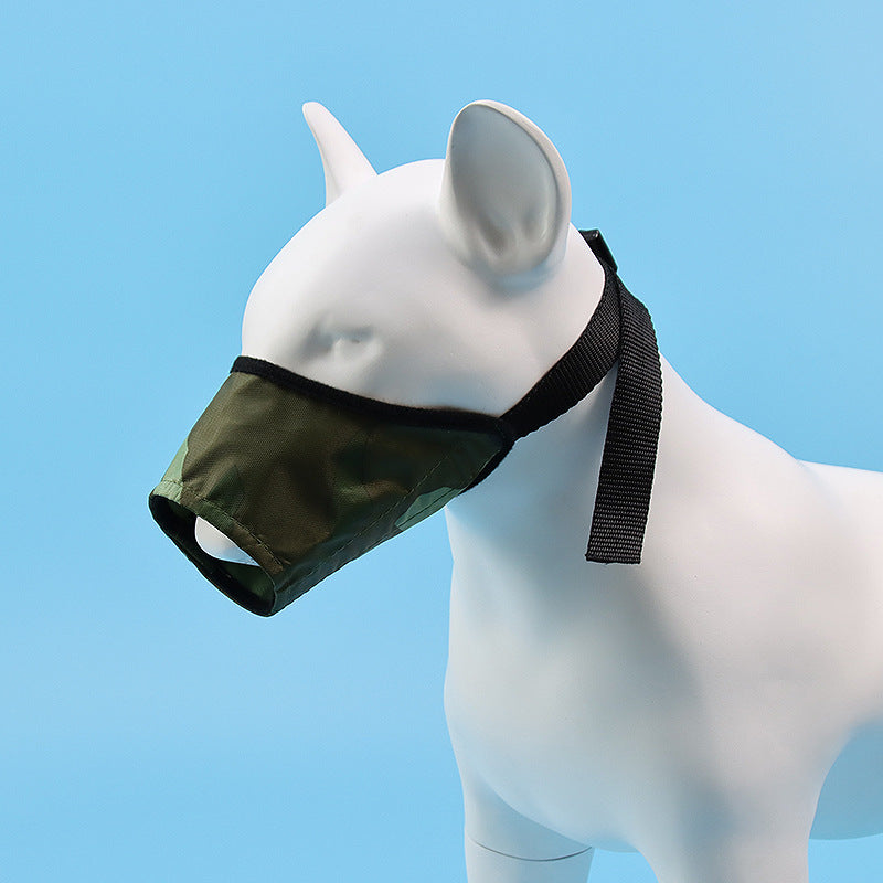 KFX-6170813 Adjustable Anti-Bite & Anti-Barking Dog Mouth Cover - Oxford Cloth for Medium and Large Dogs