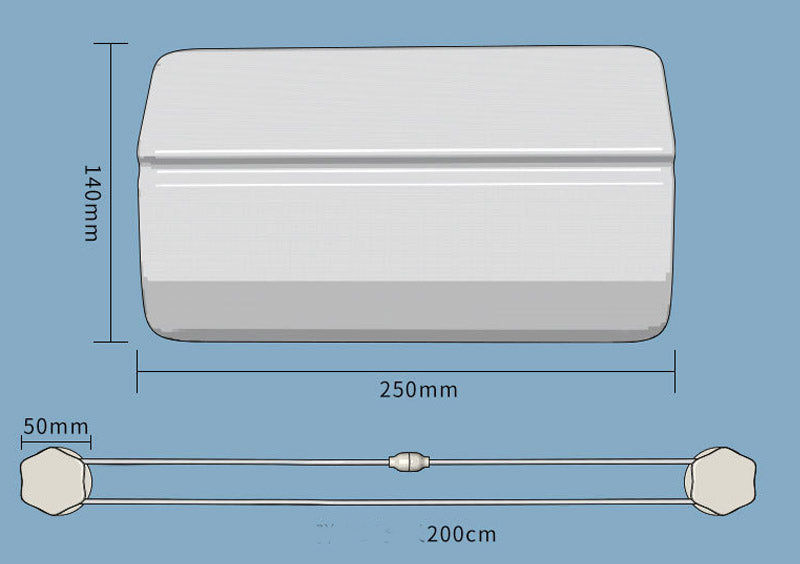 KFX-6171325 Pet Self-Opening Auxiliary Door - White Plastic Door for Pets, Automatic Closing Feature