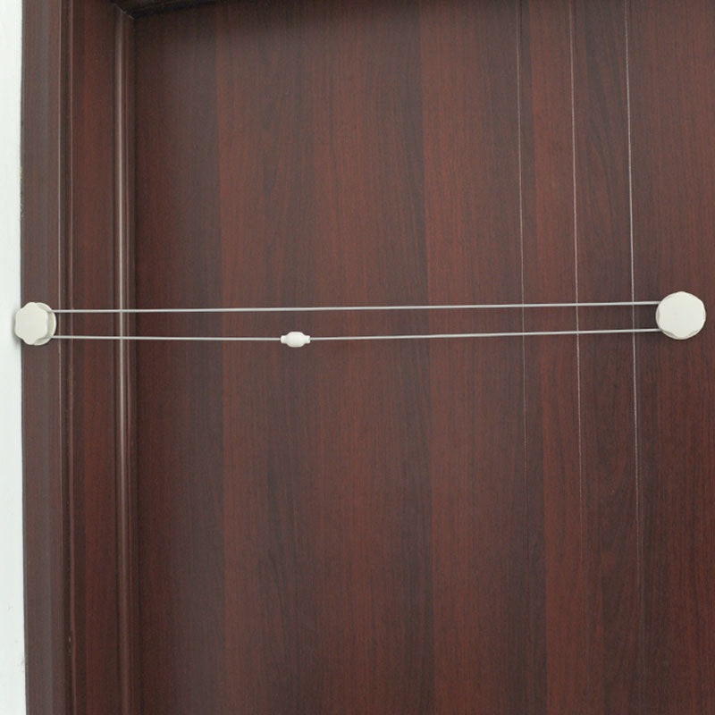 KFX-6171325 Pet Self-Opening Auxiliary Door - White Plastic Door for Pets, Automatic Closing Feature