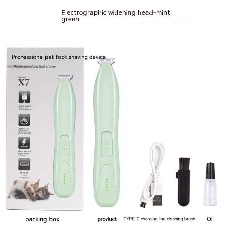 KFX-6172733 Electric Pet Hair Clipper for Cats and Dogs with USB Rechargeable Battery - YYT-505 Model