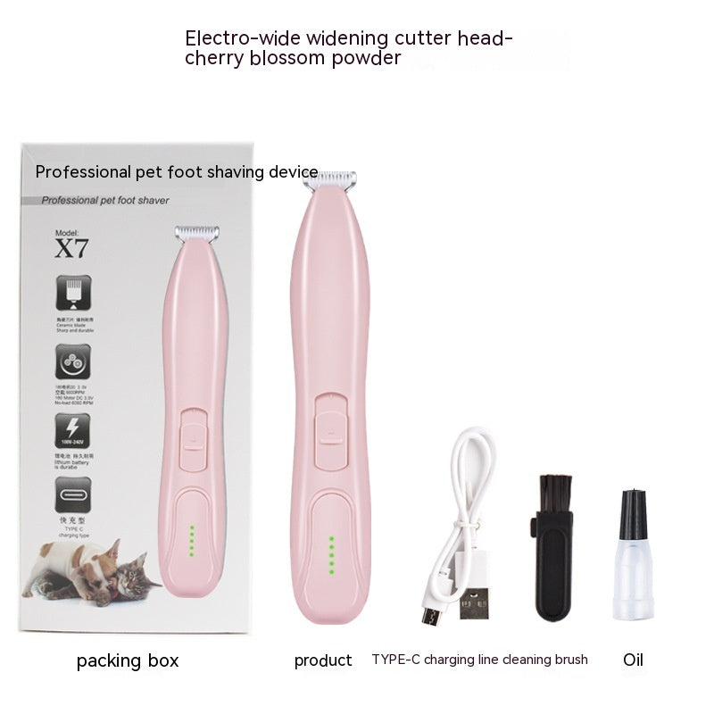 KFX-6172733 Electric Pet Hair Clipper for Cats and Dogs with USB Rechargeable Battery - YYT-505 Model