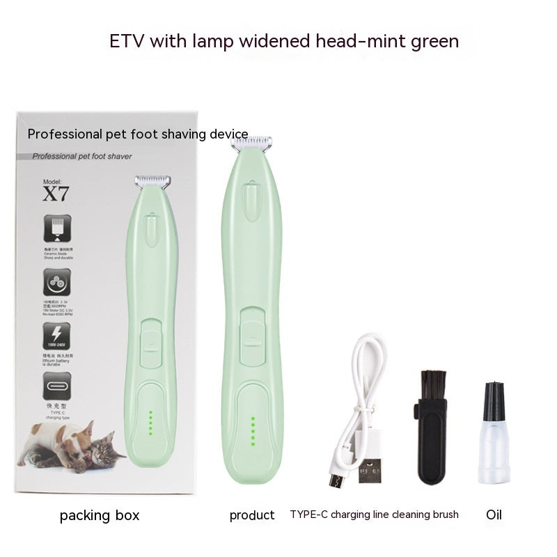 KFX-6172733 Electric Pet Hair Clipper for Cats and Dogs with USB Rechargeable Battery - YYT-505 Model
