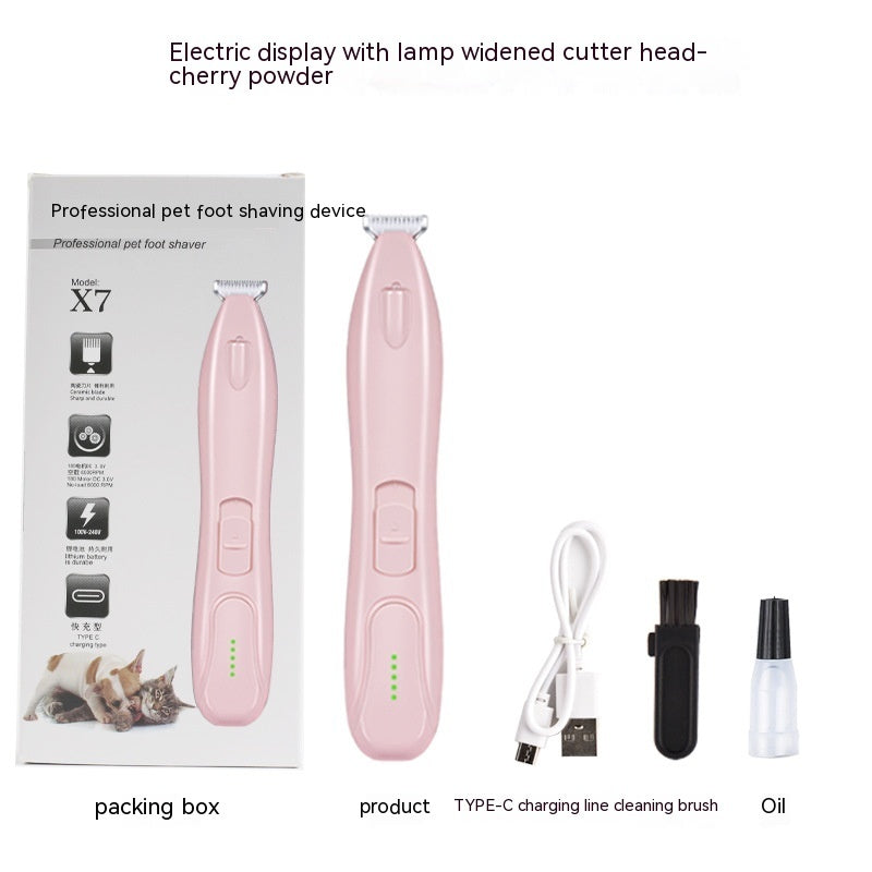 KFX-6172733 Electric Pet Hair Clipper for Cats and Dogs with USB Rechargeable Battery - YYT-505 Model