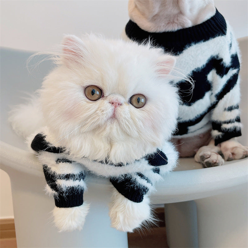 KFX-6174909 Cozy Casual Black Mink Sweater for Dogs - Sizes XS to XXL