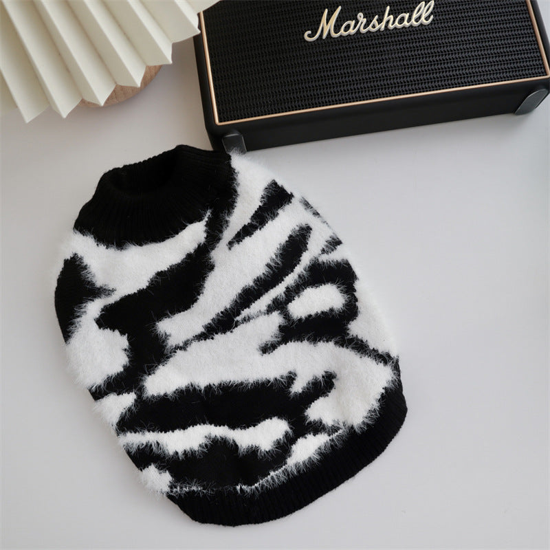 KFX-6174909 Cozy Casual Black Mink Sweater for Dogs - Sizes XS to XXL