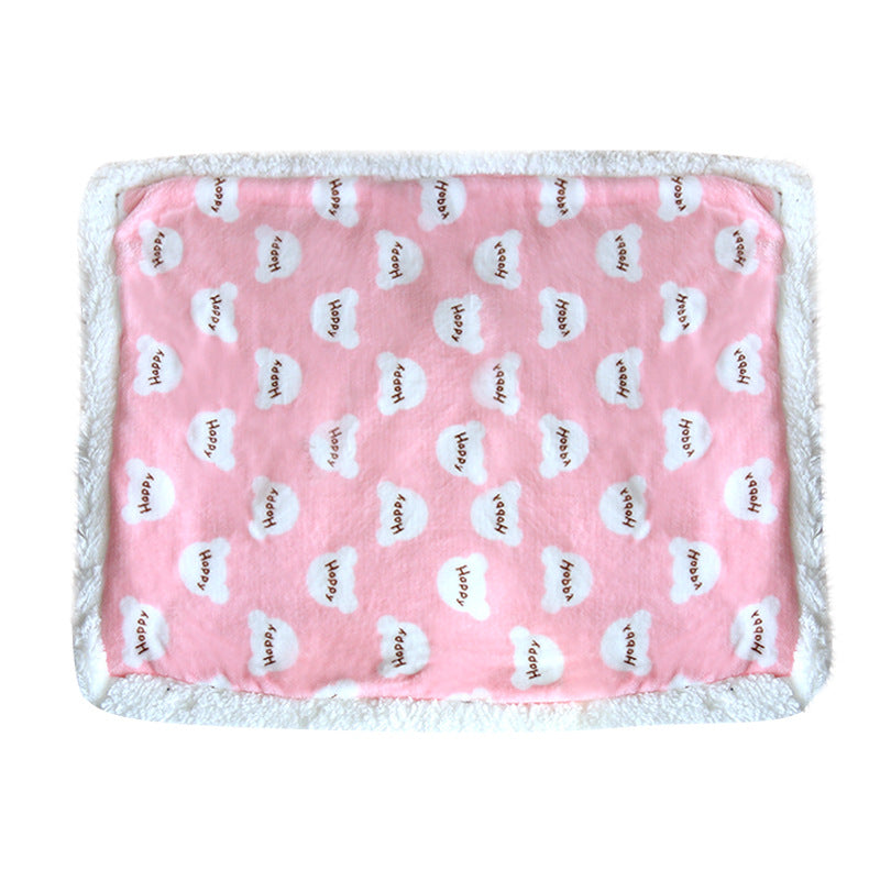 KFX-6176957 Cozy Thick Flannel Pet Seat Cushion for Winter Comfort