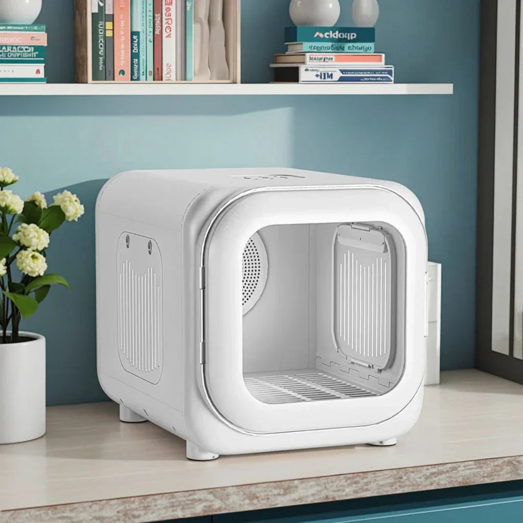 KFX-618195 Automatic Eco-Friendly Ultra Quiet Pet Hair Dryer Box for Dogs and Cats, 7kg Capacity, 220V Electric