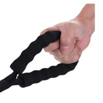 KFX-6182461 Adjustable Black Dog Leash with Extended Length for Enhanced Pet Control