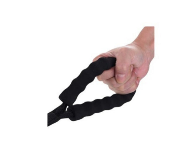 KFX-6182461 Adjustable Black Dog Leash with Extended Length for Enhanced Pet Control