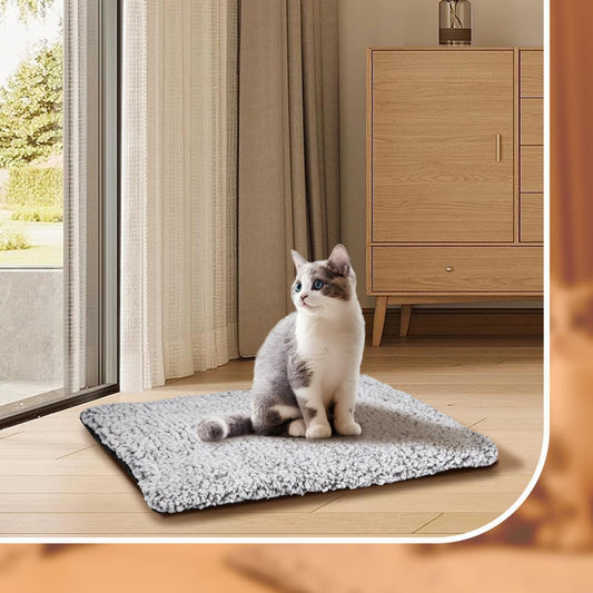 KFX-6184509 Waterproof Leak-proof Heating Pet Mat for Cats and Dogs - Constant Temperature, Multiple Sizes Available