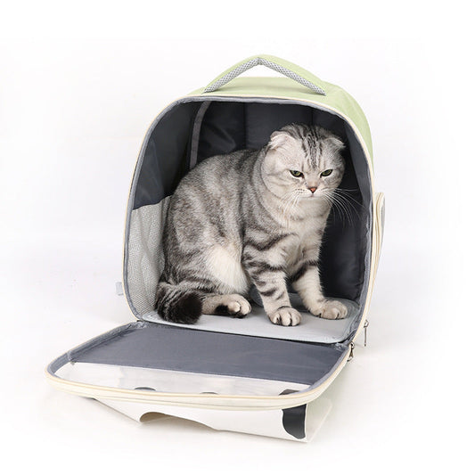 KFX-6184893 Large Capacity Portable Pet Backpack for Outdoor Travel in Multiple Colors