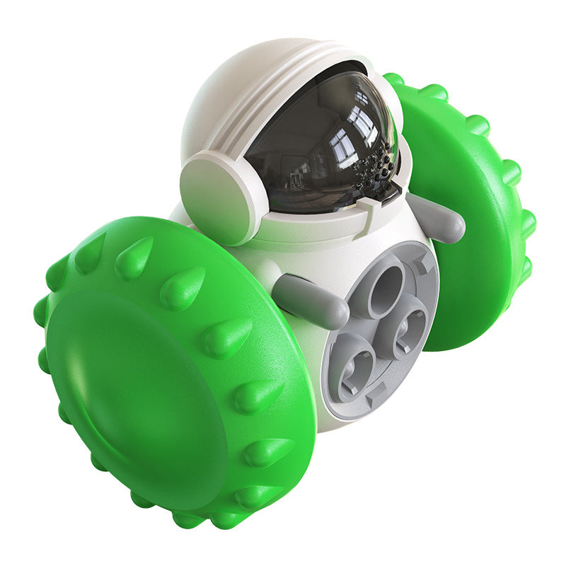 KFX-6186429 Balance Car Dog Toy with Leakage Food Feeder Tumbler in Various Colors